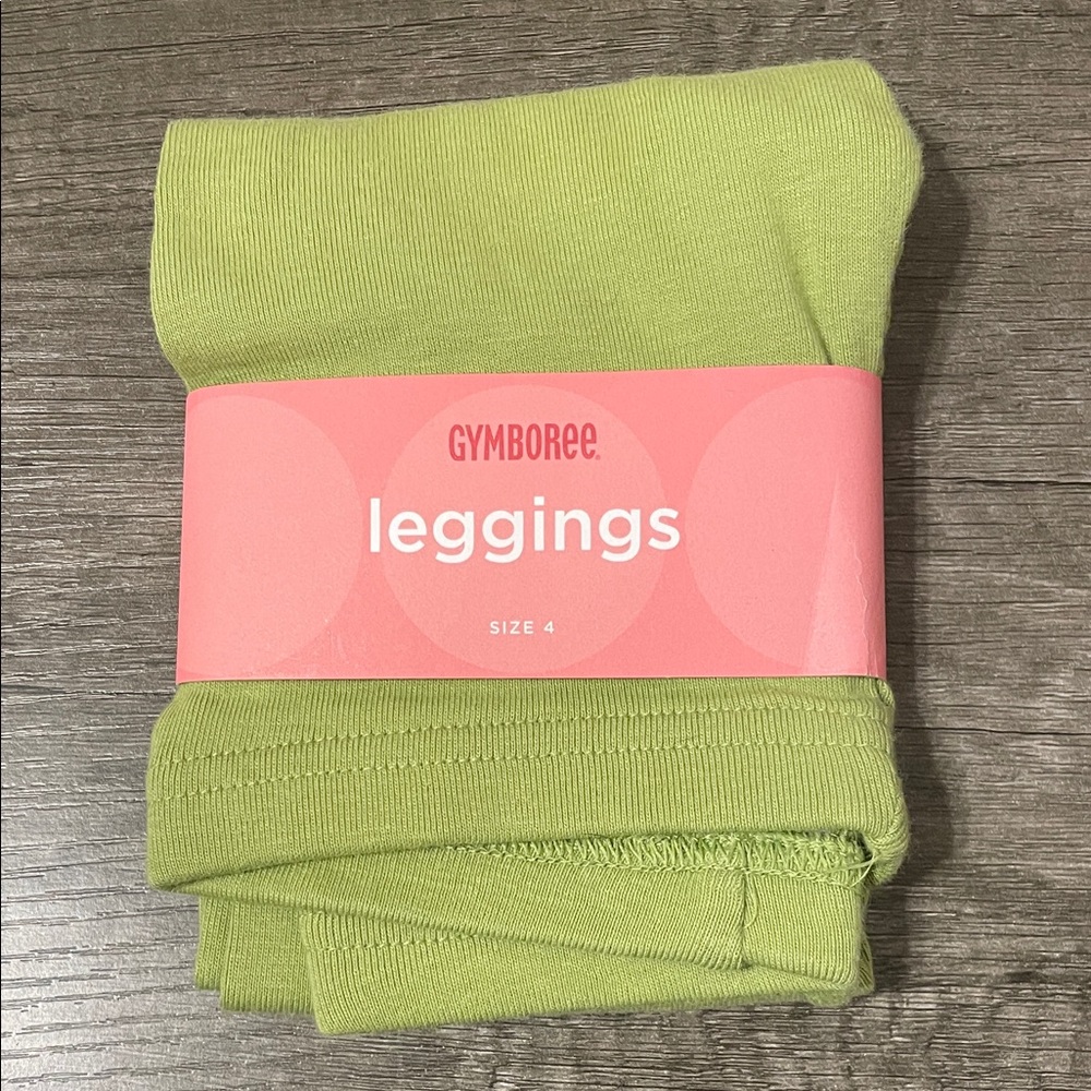 Gymboree Lime Green Leggings 4